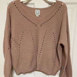 XS pink sweater